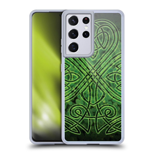 Brigid Ashwood Celtic Wisdom 3 Irish Shamrock Soft Gel Case for Samsung Galaxy S21 Ultra 5G