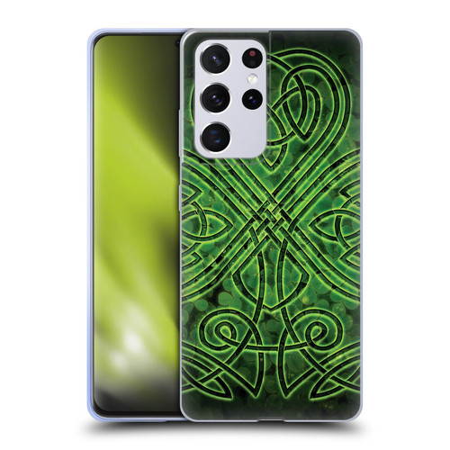 Brigid Ashwood Celtic Wisdom 3 Irish Shamrock Soft Gel Case for Samsung Galaxy S21 Ultra 5G