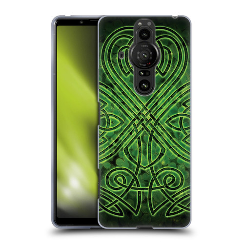 Brigid Ashwood Celtic Wisdom 3 Irish Shamrock Soft Gel Case for Sony Xperia Pro-I