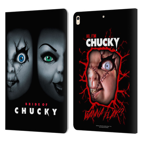 Bride of Chucky Key Art Poster Leather Book Wallet Case Cover For Apple iPad Pro 10.5 (2017)