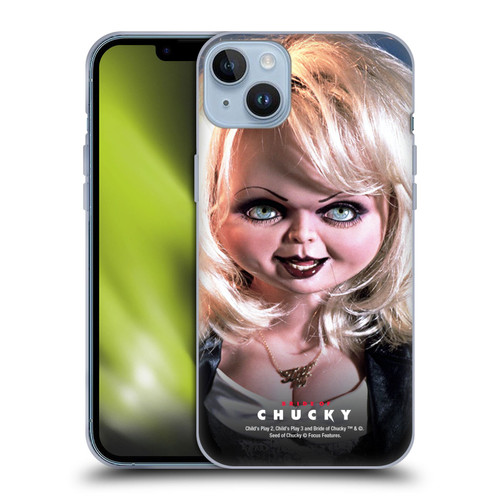Bride of Chucky Key Art Tiffany Doll Soft Gel Case for Apple iPhone 14 Plus