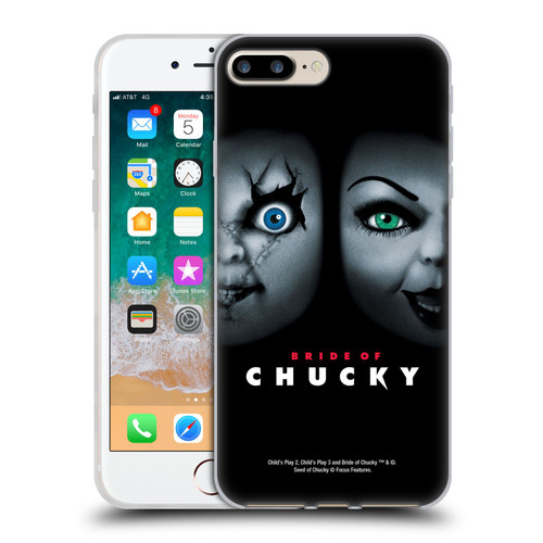 Bride of Chucky Key Art Poster Soft Gel Case for Apple iPhone 7 Plus / iPhone 8 Plus