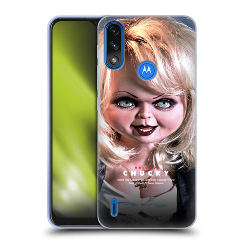 Bride of Chucky Key Art Tiffany Doll Soft Gel Case for Motorola Moto E7 Power / Moto E7i Power