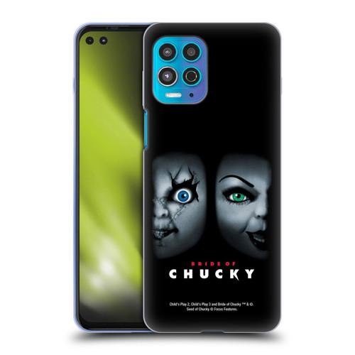 Bride of Chucky Key Art Poster Soft Gel Case for Motorola Moto G100