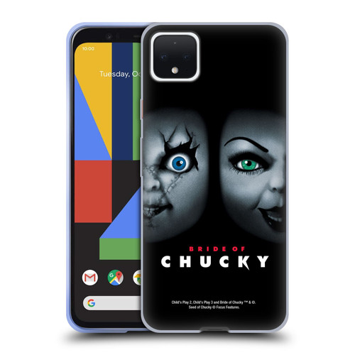 Bride of Chucky Key Art Poster Soft Gel Case for Google Pixel 4 XL