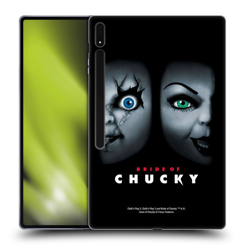 Bride of Chucky Key Art Poster Soft Gel Case for Samsung Galaxy Tab S8 Ultra