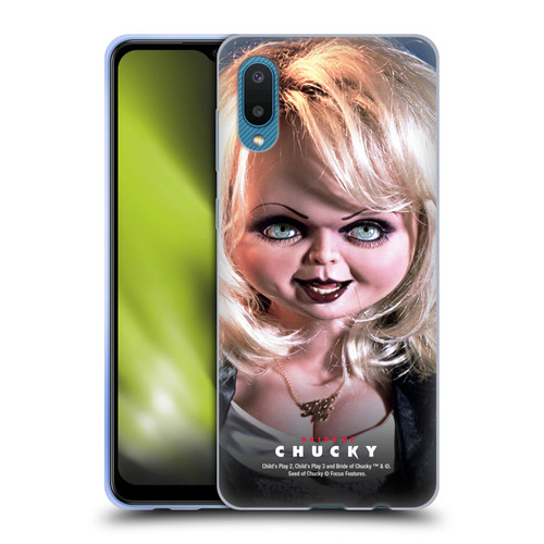 Bride of Chucky Key Art Tiffany Doll Soft Gel Case for Samsung Galaxy A02/M02 (2021)