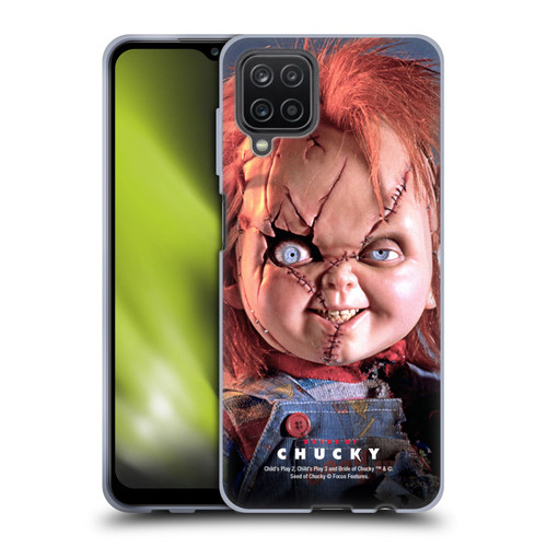 Bride of Chucky Key Art Doll Soft Gel Case for Samsung Galaxy A12 (2020)