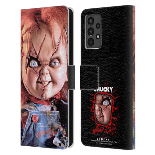 Bride of Chucky Key Art Doll Leather Book Wallet Case Cover For Samsung Galaxy A13 (2022)