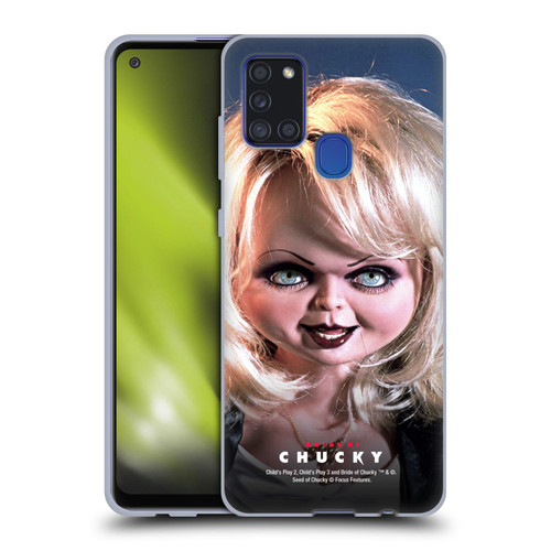 Bride of Chucky Key Art Tiffany Doll Soft Gel Case for Samsung Galaxy A21s (2020)
