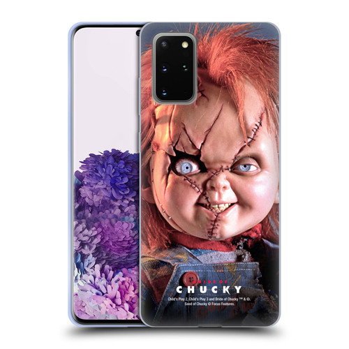Bride of Chucky Key Art Doll Soft Gel Case for Samsung Galaxy S20+ / S20+ 5G