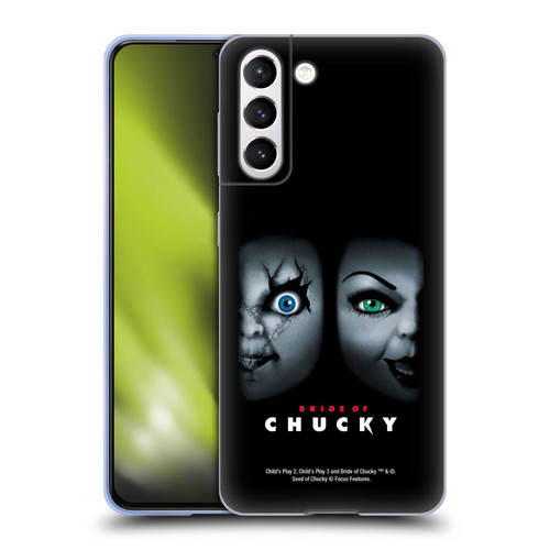 Bride of Chucky Key Art Poster Soft Gel Case for Samsung Galaxy S21 5G