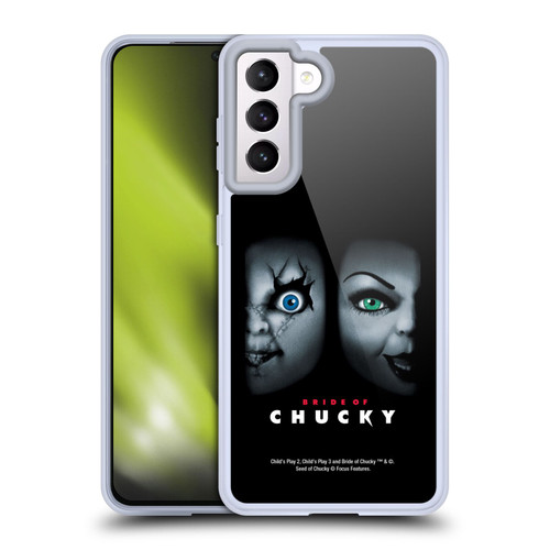 Bride of Chucky Key Art Poster Soft Gel Case for Samsung Galaxy S21 5G