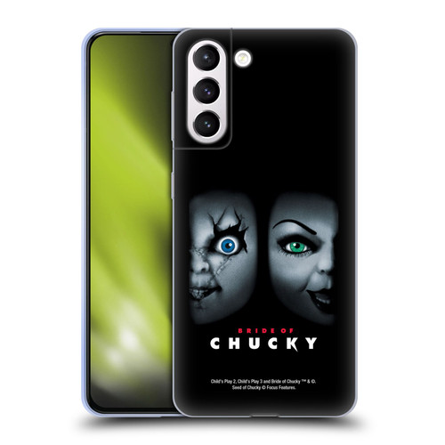Bride of Chucky Key Art Poster Soft Gel Case for Samsung Galaxy S21+ 5G
