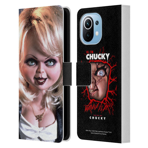 Bride of Chucky Key Art Tiffany Doll Leather Book Wallet Case Cover For Xiaomi Mi 11