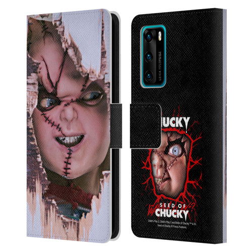 Seed of Chucky Key Art Doll Leather Book Wallet Case Cover For Huawei P40 5G