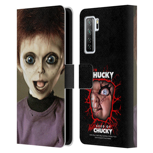Seed of Chucky Key Art Glen Doll Leather Book Wallet Case Cover For Huawei Nova 7 SE/P40 Lite 5G