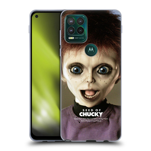 Seed of Chucky Key Art Glen Doll Soft Gel Case for Motorola Moto G Stylus 5G 2021