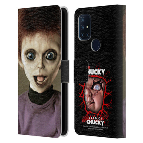 Seed of Chucky Key Art Glen Doll Leather Book Wallet Case Cover For OnePlus Nord N10 5G