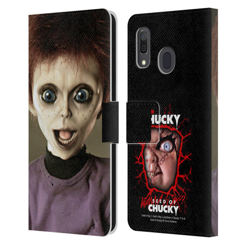 Seed of Chucky Key Art Glen Doll Leather Book Wallet Case Cover For Samsung Galaxy A33 5G (2022)