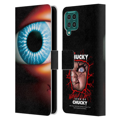 Seed of Chucky Key Art Poster Leather Book Wallet Case Cover For Samsung Galaxy F62 (2021)
