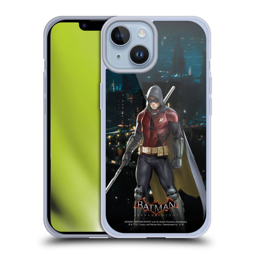 Batman Arkham Knight Characters Red Robin Soft Gel Case for Apple iPhone 14