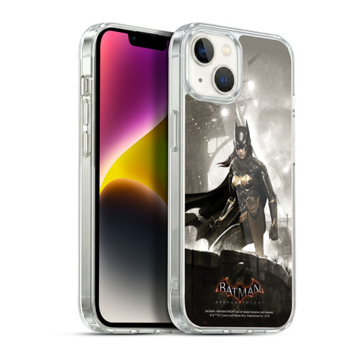Batman Arkham Knight Characters Batgirl Soft Gel Case for Apple iPhone 14 Plus