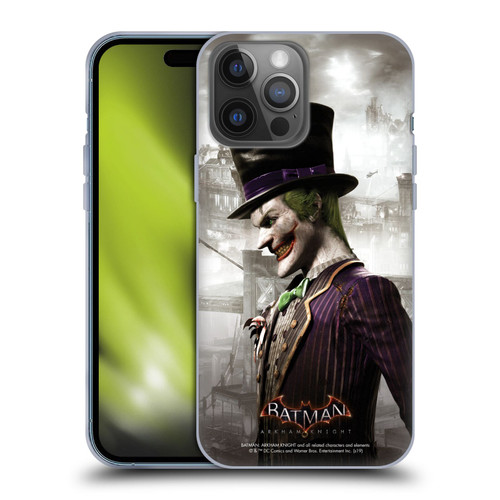 Batman Arkham Knight Characters Joker Soft Gel Case for Apple iPhone 14 Pro Max