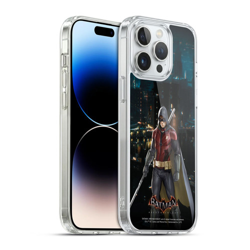 Batman Arkham Knight Characters Red Robin Soft Gel Case for Apple iPhone 14 Pro Max