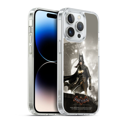 Batman Arkham Knight Characters Batgirl Soft Gel Case for Apple iPhone 14 Pro