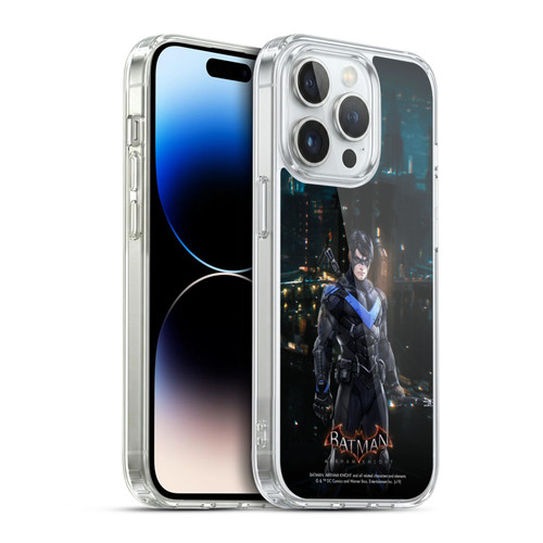 Batman Arkham Knight Characters Nightwing Soft Gel Case for Apple iPhone 14 Pro