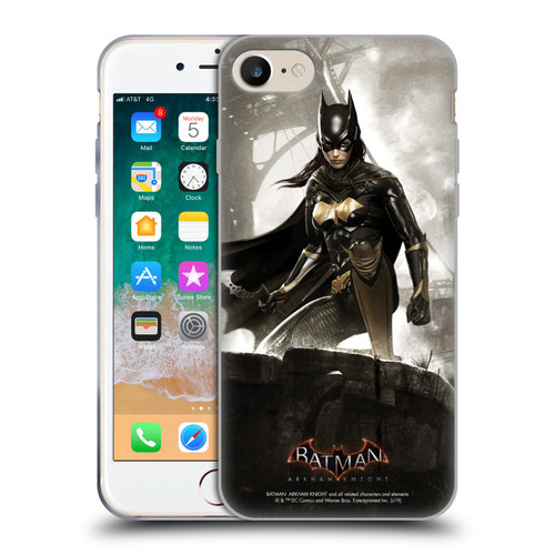 Batman Arkham Knight Characters Batgirl Soft Gel Case for Apple iPhone 7 / 8 / SE 2020 & 2022
