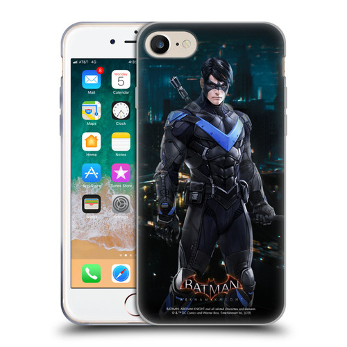 Batman Arkham Knight Characters Nightwing Soft Gel Case for Apple iPhone 7 / 8 / SE 2020 & 2022
