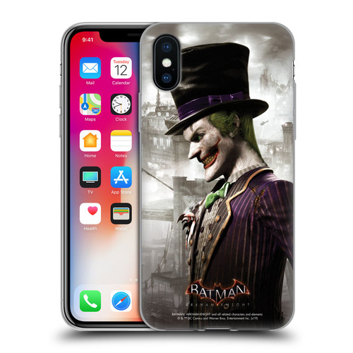 Batman Arkham Knight Characters Joker Soft Gel Case for Apple iPhone X / iPhone XS