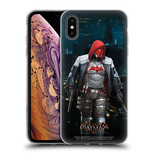 Batman Arkham Knight Characters Red Hood Soft Gel Case for Apple iPhone XS Max