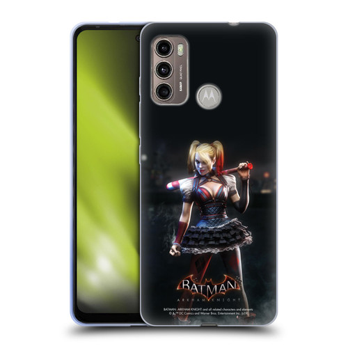 Batman Arkham Knight Characters Harley Quinn Soft Gel Case for Motorola Moto G60 / Moto G40 Fusion