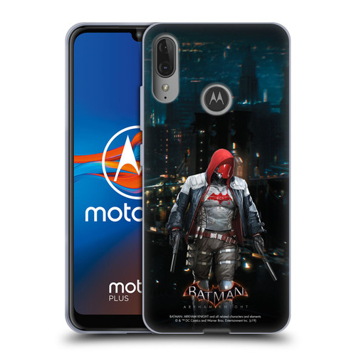 Batman Arkham Knight Characters Red Hood Soft Gel Case for Motorola Moto E6 Plus