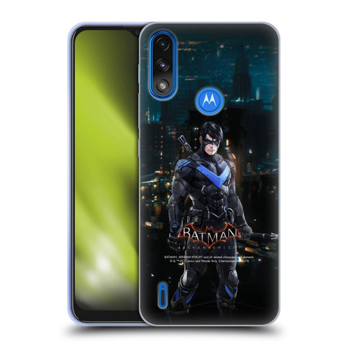 Batman Arkham Knight Characters Nightwing Soft Gel Case for Motorola Moto E7 Power / Moto E7i Power