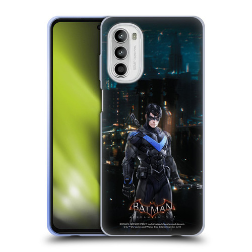 Batman Arkham Knight Characters Nightwing Soft Gel Case for Motorola Moto G52