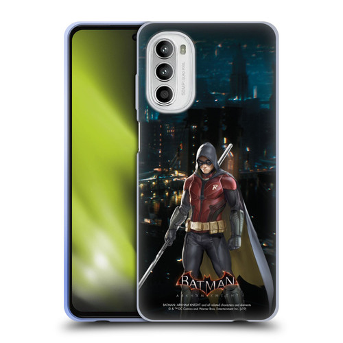 Batman Arkham Knight Characters Red Robin Soft Gel Case for Motorola Moto G52