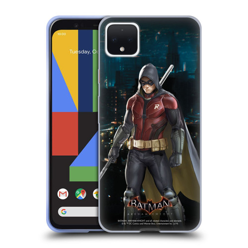 Batman Arkham Knight Characters Red Robin Soft Gel Case for Google Pixel 4 XL