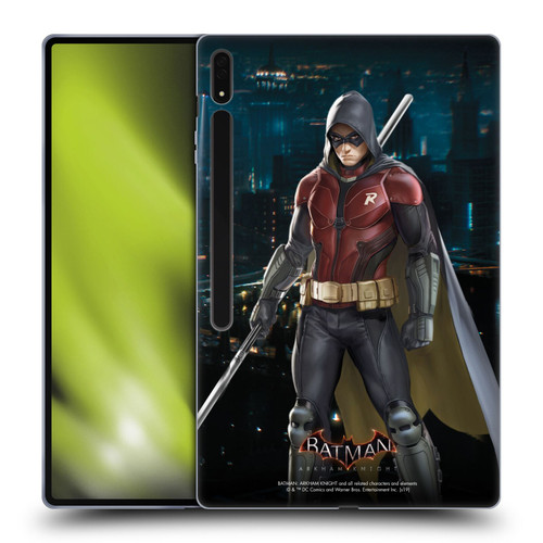 Batman Arkham Knight Characters Red Robin Soft Gel Case for Samsung Galaxy Tab S8 Ultra