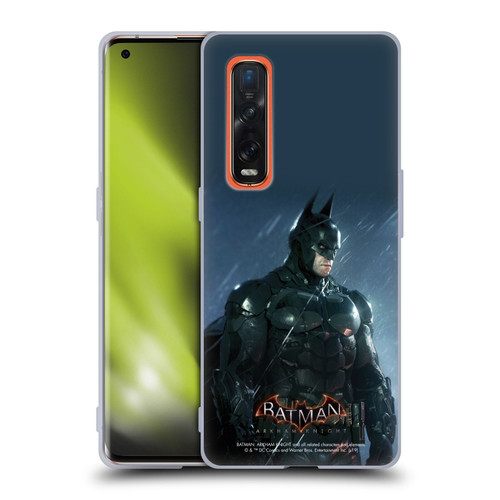 Batman Arkham Knight Characters Batman Soft Gel Case for OPPO Find X2 Pro 5G