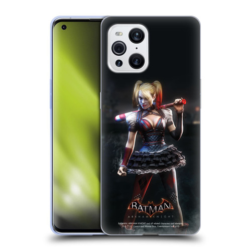Batman Arkham Knight Characters Harley Quinn Soft Gel Case for OPPO Find X3 / Pro