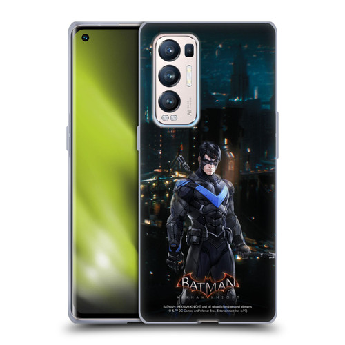 Batman Arkham Knight Characters Nightwing Soft Gel Case for OPPO Find X3 Neo / Reno5 Pro+ 5G