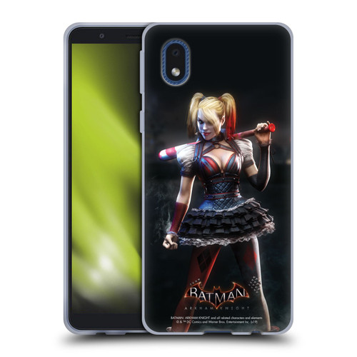 Batman Arkham Knight Characters Harley Quinn Soft Gel Case for Samsung Galaxy A01 Core (2020)