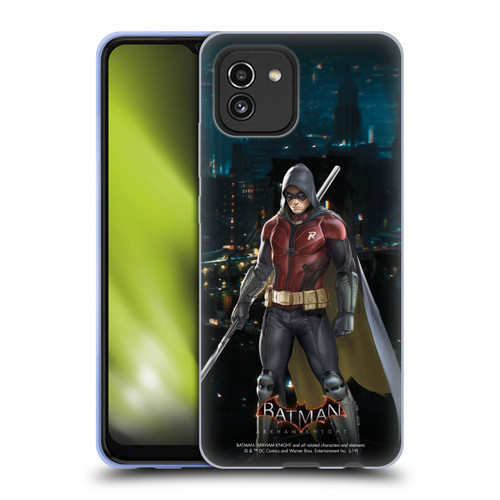 Batman Arkham Knight Characters Red Robin Soft Gel Case for Samsung Galaxy A03 (2021)