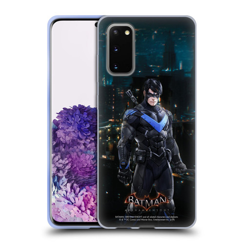 Batman Arkham Knight Characters Nightwing Soft Gel Case for Samsung Galaxy S20 / S20 5G