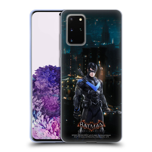 Batman Arkham Knight Characters Nightwing Soft Gel Case for Samsung Galaxy S20+ / S20+ 5G