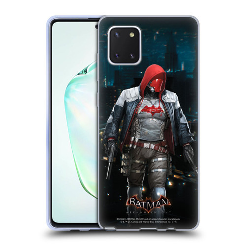 Batman Arkham Knight Characters Red Hood Soft Gel Case for Samsung Galaxy Note10 Lite